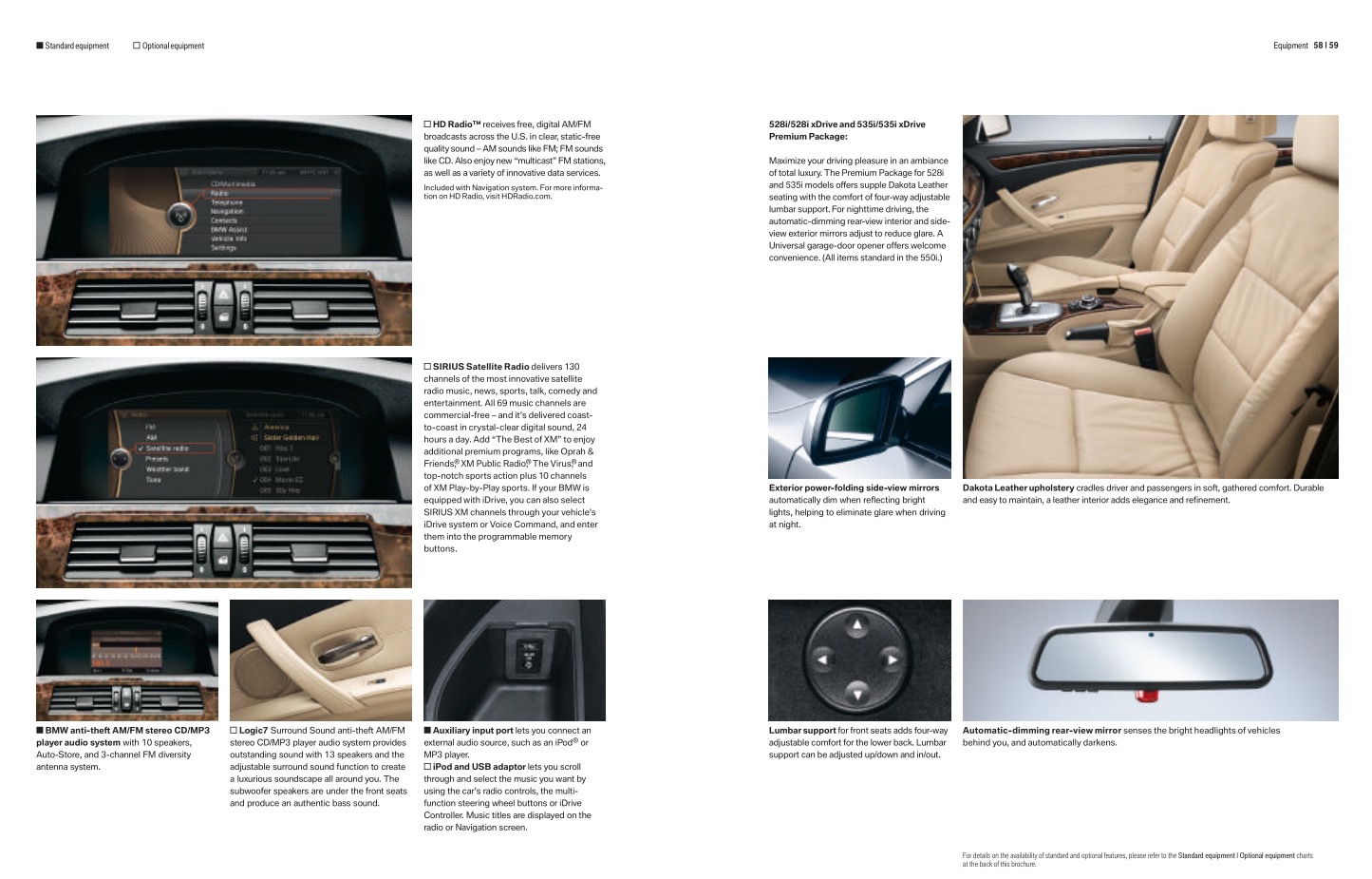 2010 BMW 5-Series Brochure Page 29